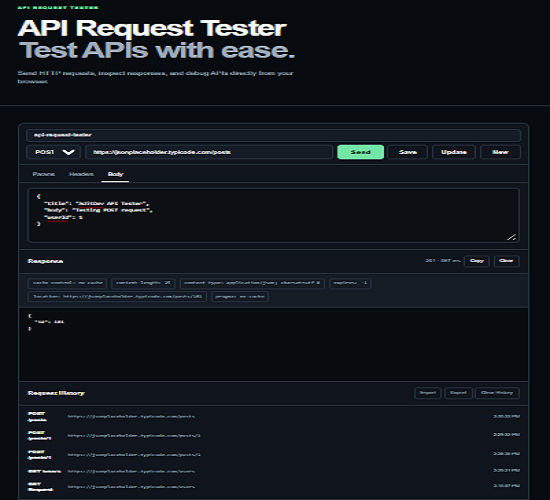API Request Tester